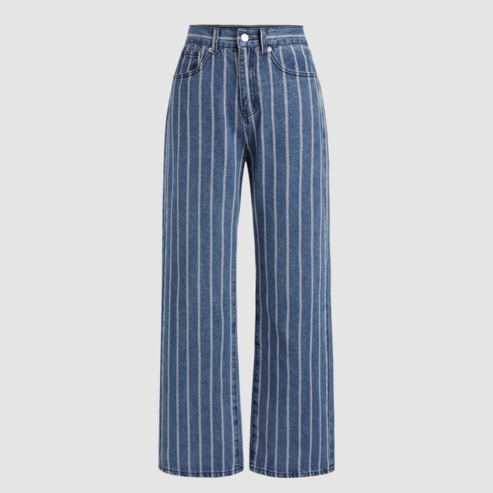 Cider Denim Striped Jeans